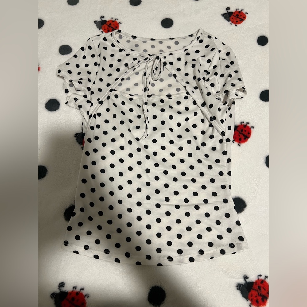 Polka Dot Women's Top